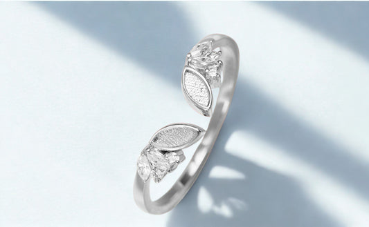 Mirrored Marquise Band